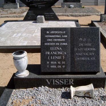 VISSER Elena Francisca 1928-1995