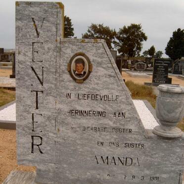 VENTER Amanda 1971-1991