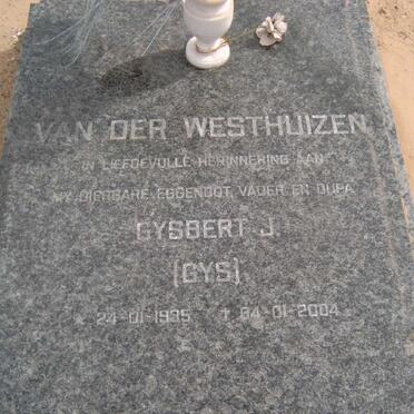 WESTHUIZEN Gysbert J., van der 1935-2004