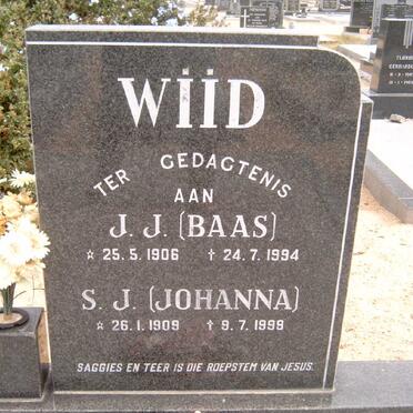 WIID J.J. 1906-1994 &amp; S.J. 1909-1998