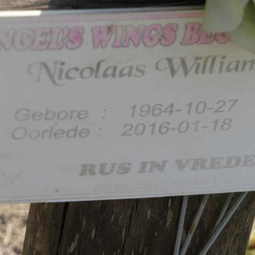 WILLIAMS Nicolaas 1964-2016