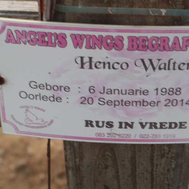 WALTERS Henco 1988-2014