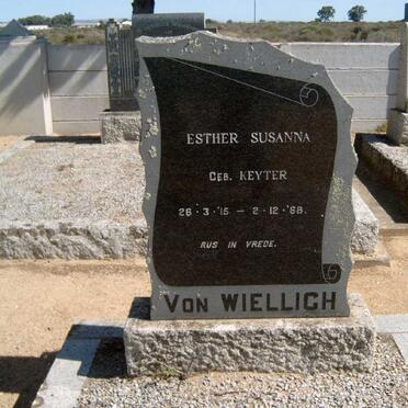 WIELLICH Esther Susanna, von nee KEYTER 1915-1968