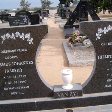 ZYL Erasmus Johannes, van 1919-1997 &amp; Hilletje Gertruida 1920-1993