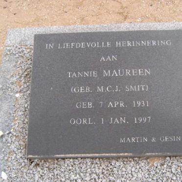 ? M.C.J. nee SMIT 1931-1997