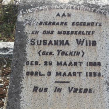 WIID Susanna nee TOLKIN 1888-1939