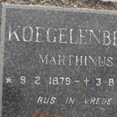 KOEGELENBERG Marthinus 1879-1969