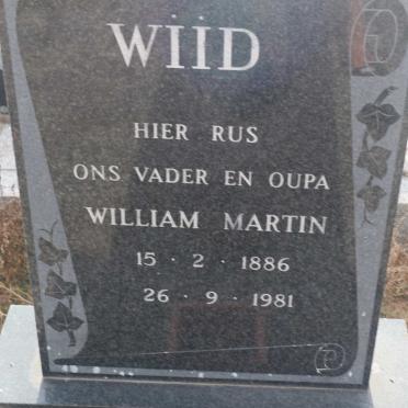 WIID William Martin 1886-1981