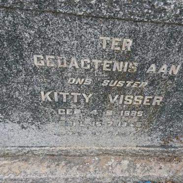 VISSER Kitty 1885-1945