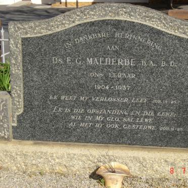 MALHERBE E.G. 1904-1937