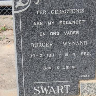 SWART Burger Wyand 1911-1965