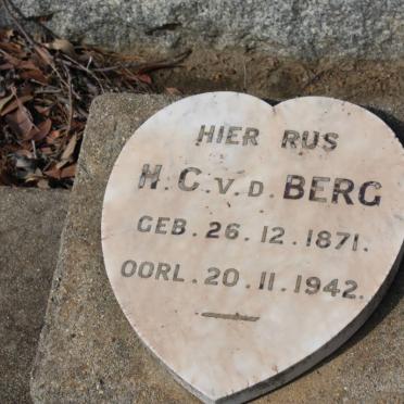 BERG H.C. v.d. 1871-1942