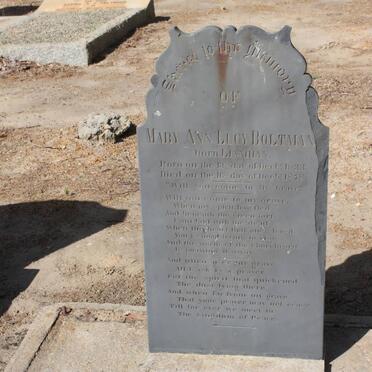 BOLTMAN Mary Ann Lucy nee LINNIHAN 1833-1878