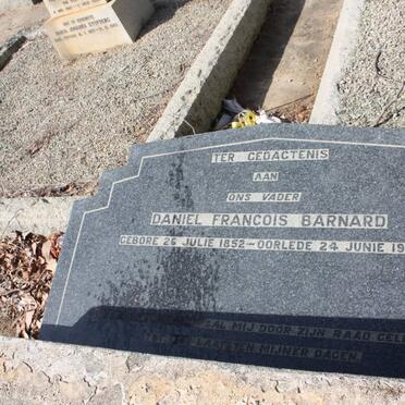 BARNARD Daniel Francois 1852-1940