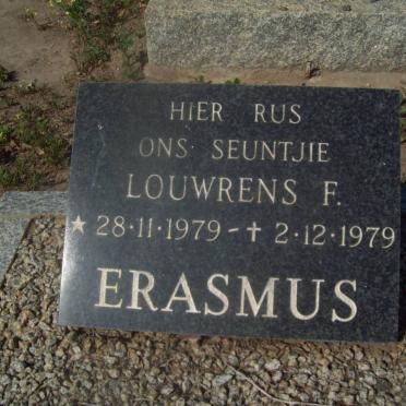 ERASMUS Lourens F. 1979-1979