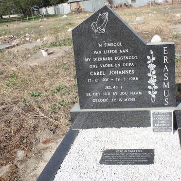 ERASMUS Carel Johannes 1931-1988 &amp; Gwendoline Winifred Valda 1934-2008