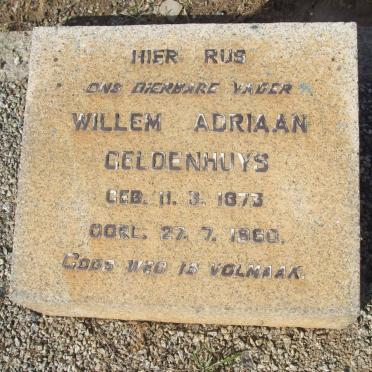 GELDENHUYS Willem Adriaan 1873-1960