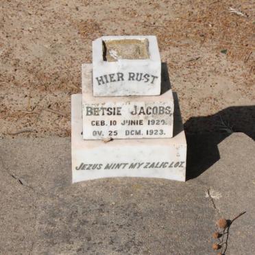 JACOBS Betsie 1920-1923
