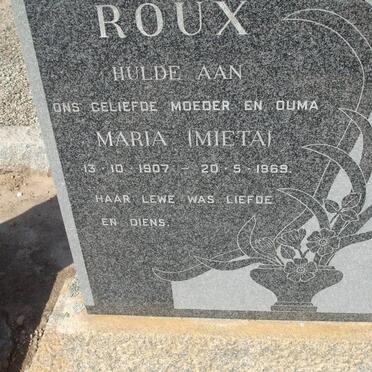 ROUX Maria 1907-1969