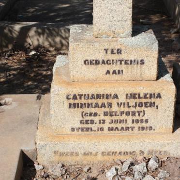 VILJOEN Catharina Helena Minnaar nee DELPORT 1866-1919