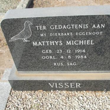 VISSER Matthys Michiel 1914-1984 