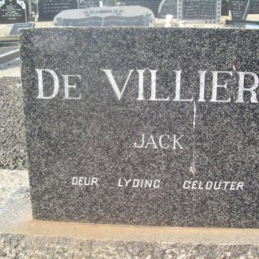 VILLIERS Jack, de