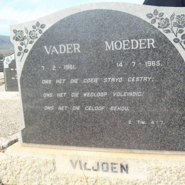 VILJOEN  -1961 &amp; ? - 1965