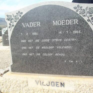 VILJOEN  -1961 &amp; ? - 1965