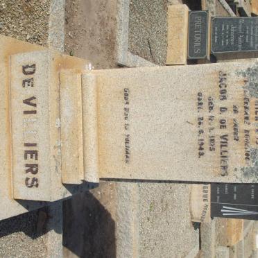 VILLIERS Jacob D., de 1875-1948