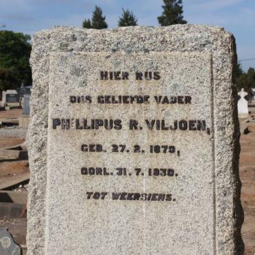 VILJOEN Phillipus R. 1870-1930