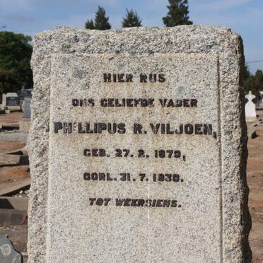 VILJOEN Phillipus R. 1870-1930