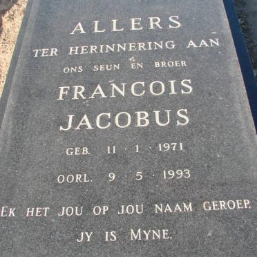 ALLERS Francois Jacobus 1971-1993