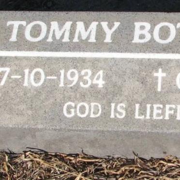 BOTHMA Tommy 1934-1995