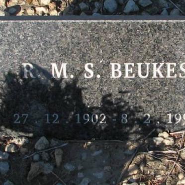 BEUKES R.M.S. 1902-1994