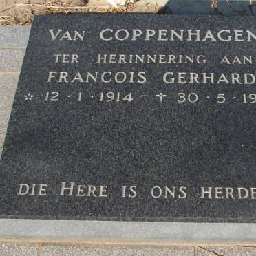 COPPENHAGEN Francois Gerhard, van 1914-1993