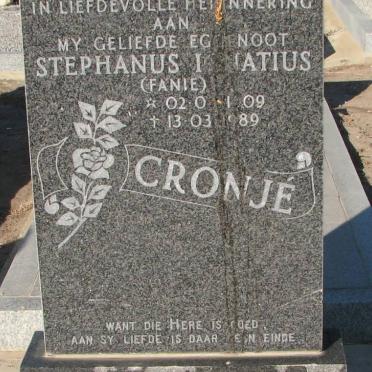CRONJE Stephanus Ignatius 1909-1989