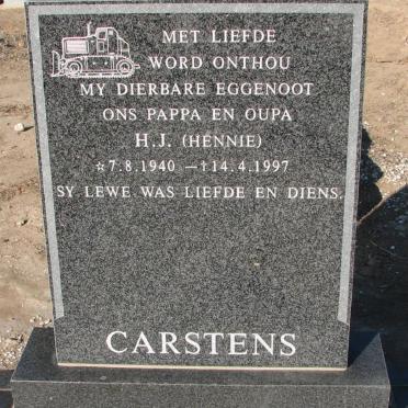 CARSTENS H.J. 1940-1997