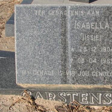 CARSTENS Isabella 1904-1989