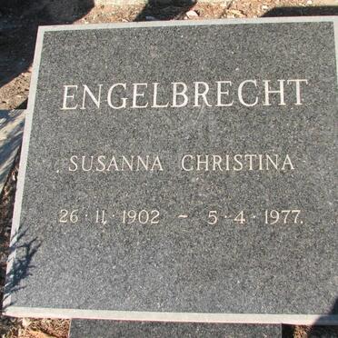ENGELBRECHT Susanna Christina 1902-1977