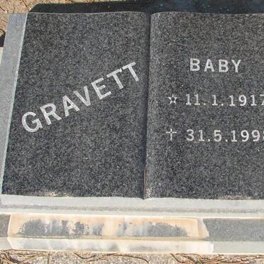 GRAVETT Baby 1917-1998