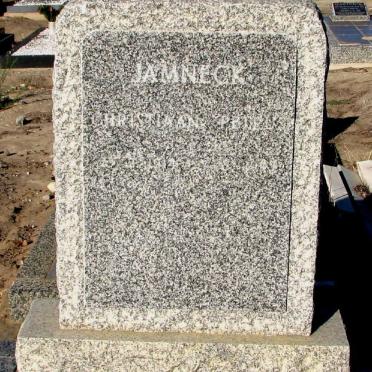 JAMNECK Christiaan Petrus