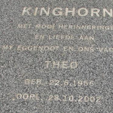 KINGHORN Theo 1956-2002