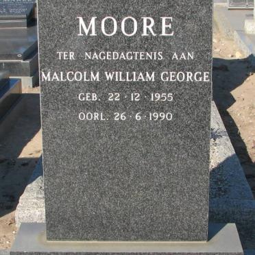 MOORE Malcolm William George 1955-1990