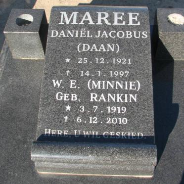 MAREE Daniel Jacobus 1921-1997 &amp; W.E. RANKIN 1919-2010
