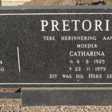 PRETORIUS Roelof 1924-1980 &amp; Catharina 1925-1979 :: PRETORIUS Esmarie 1957-1979