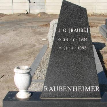RAUBENHEIMER J.G. 1934-1993