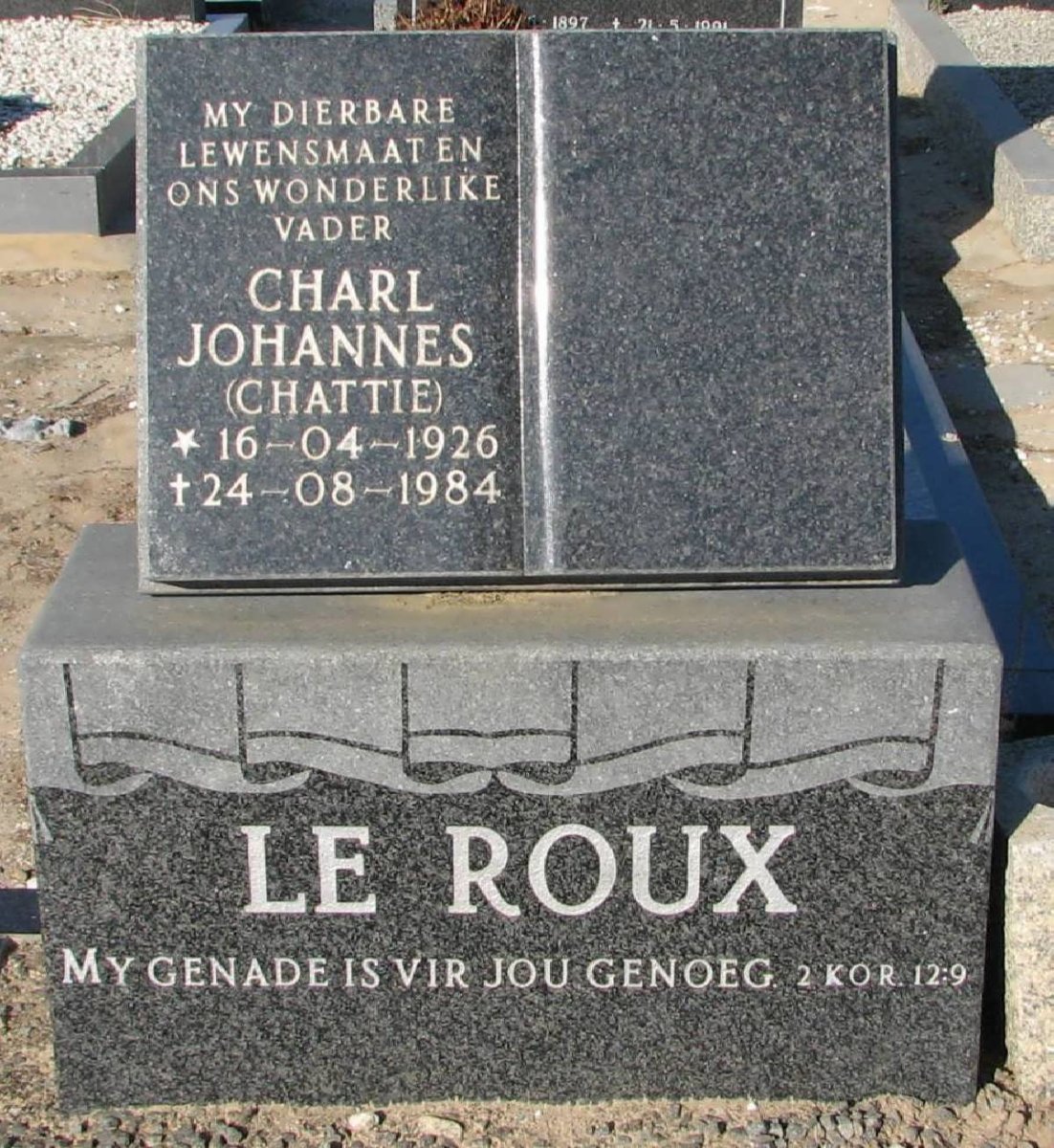 ROUX Charl Johannes, le 1926-1984