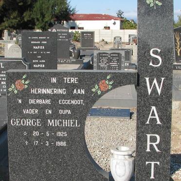 SWART George Michiel 1925-1986