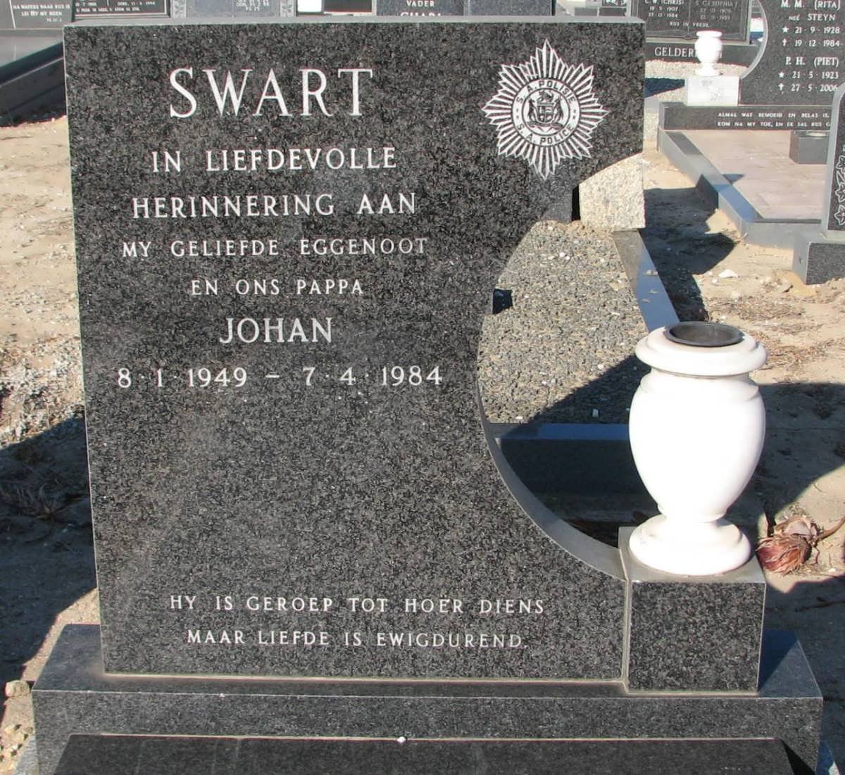 SWART Johan 1949-1984