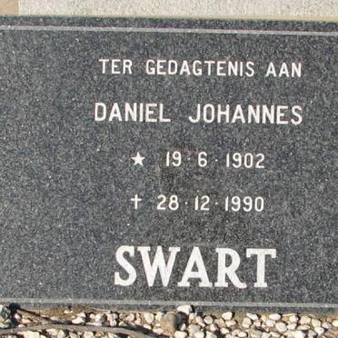 SWART Daniel Johannes 1902-1990